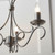 Endon Lighting Bernice 3 Light Antique Silver Pendant Light