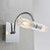 Endon Lighting Shore 2 Light Chrome with Opal Glass IP44 Wall Light