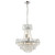 Endon Lighting Amadis 6 Light Chrome with Faceted Glass Droplets Chandelier