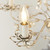 Endon Lighting Lullaby 5 Light Gold and Cream with Bead Detail Pendant Light