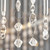 Endon Lighting Camille 24 Light Chrome and Faceted Glass Pendant Light