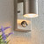Endon Lighting Canon 2 Light Stainless Steel PIR Up and Down IP44 Wall Light