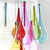 Endon Lighting Niro 10 Light Multi-Coloured Glass and Chrome Cluster Pendant Light
