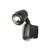 Prato Black Plastic Adjustable Battery Operated LED Wall Light