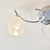 Endon Lighting Boyer 3 Light Chrome with Clear Glass Semi-Flush Ceiling Light