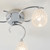 Endon Lighting Boyer 3 Light Chrome with Clear Glass Semi-Flush Ceiling Light