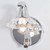 Endon Lighting Langella Chrome and Clear Glass Wall Light