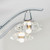 Endon Lighting Langella 5 Light Chrome and Clear Glass Semi-Flush Ceiling Light