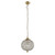 Endon Lighting Tanaro Antique Brass with Clear Glass Pendant Light