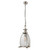 Endon Lighting Storni Nickel with Clear Glass Small Pendant Light