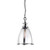 Endon Lighting Storni Nickel with Clear Glass Large Pendant Light