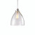 Elstow Chrome and Clear Glass Shade Only