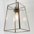 Endon Lighting Beaumont Antique Brass and Clear Glass Shade Only