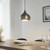 Endon Lighting Brosnan Matt Nickel with White Diffuser Pendant Light