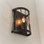 Endon Lighting Heston Black and Rustic Bronze Wall Light