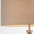 Endon Lighting Tri Matt Nickel and Grey Linen Shade Floor Lamp