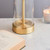 Endon Lighting Lessina Satin Brass with Vintage White Shade Touch Table Lamp