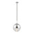 Endon Lighting Paloma Polished Chrome with Ribbed Glass Pendant Light