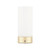 Endon Lighting Dara Brushed Brass with Opal Glass USB Table Lamp