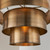 Endon Lighting Morad Aged Brass Pendant Light