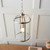 Endon Lighting Lambeth Satin Nickel and Clear Glass Pendant Light