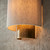 Endon Lighting Indara Hammerred Bronze and Natural Linen Wall Light