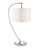 Endon Lighting Josephine Bright Nickel with Vintage White Shade Table Lamp