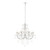 Endon Lighting Tabitha 8 Light Polished Chrome and Clear Faceted Crystal Pendant Light