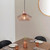 Endon Lighting Kimberley Copper Wire Pendant Light