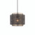 Endon Lighting Plexus Matt Black and Antique Brass 340mm Shade Only