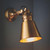 Endon Lighting Elms Antique Solid Brass Adjustable Wall Light