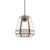 Endon Lighting Stockheld Antique Brass and Clear Glass Pendant Light