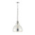 Endon Lighting Darna Bright Nickel with Mercury Glass Pendant Light