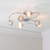 Endon Lighting Aerith 6 Light Chrome with Smoked Mirror Glass Semi-Flush Ceiling Light