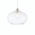 Endon Lighting Dimitri Clear Bubbled Glass Circular Shade Only