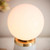 Endon Lighting Gloss Marble with Opal Glass Table Lamp