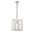 Endon Lighting Hadden Bright Nickel with Clear Glass Pendant Light