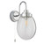 Endon Lighting Hampton Chrome with Clear Glass Wall Light