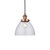 Endon Lighting Hansen Aged Copper with Clear Glass Pendant Light