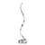 Endon Lighting Aria Chrome with White Diffuser Floor Lamp