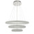 Endon Lighting Neve Triple Decorative Crystal Ringed Pendant Light