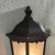 Endon Lighting Burford Matt Black with Clear Glass IP44 Wall Light