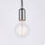 Endon Lighting Studio 3 Light Chrome with Black Fabric Flex Pendant Light