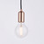 Endon Lighting Studio 6 Light Copper with Black Fabric Flex Pendant Light