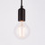 Endon Lighting Studio 6 Light Matt Black with Black Fabric Flex Pendant Light