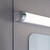 Endon Lighting Moda Chrome with White Ribbed Cover IP44 Wall Light