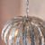 Endon Lighting Delphine 3 Light Silver Leaf Decorative Pendant Light