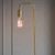 Endon Lighting Rubens Satin Brass Floor Lamp