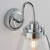 Endon Lighting Ashbury Polished Chrome and Clear Glass Wall Light