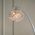 Endon Lighting Talia 2 Light Chrome and Clear Crystal Floor Lamp